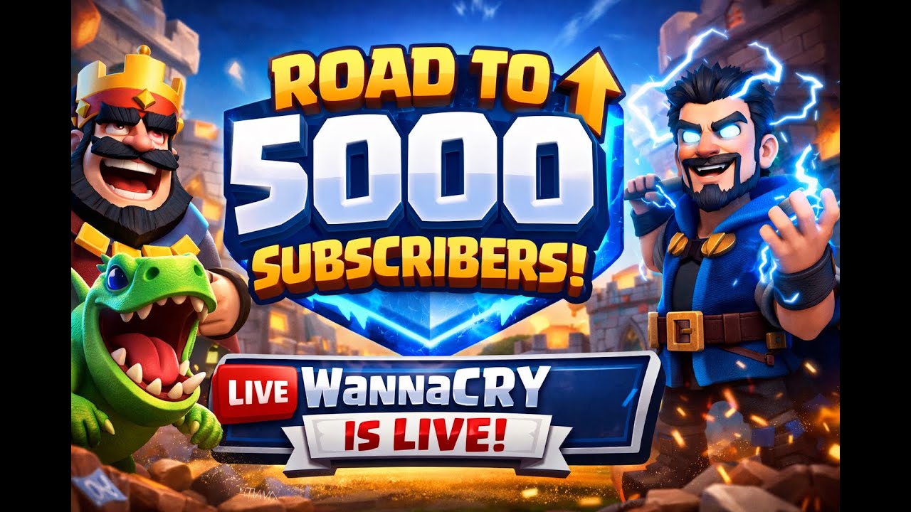 🔥 Clash Royale LIVE | Road to 5000 Subscribers #clashroyale #feedshorts #trending #gaming #live