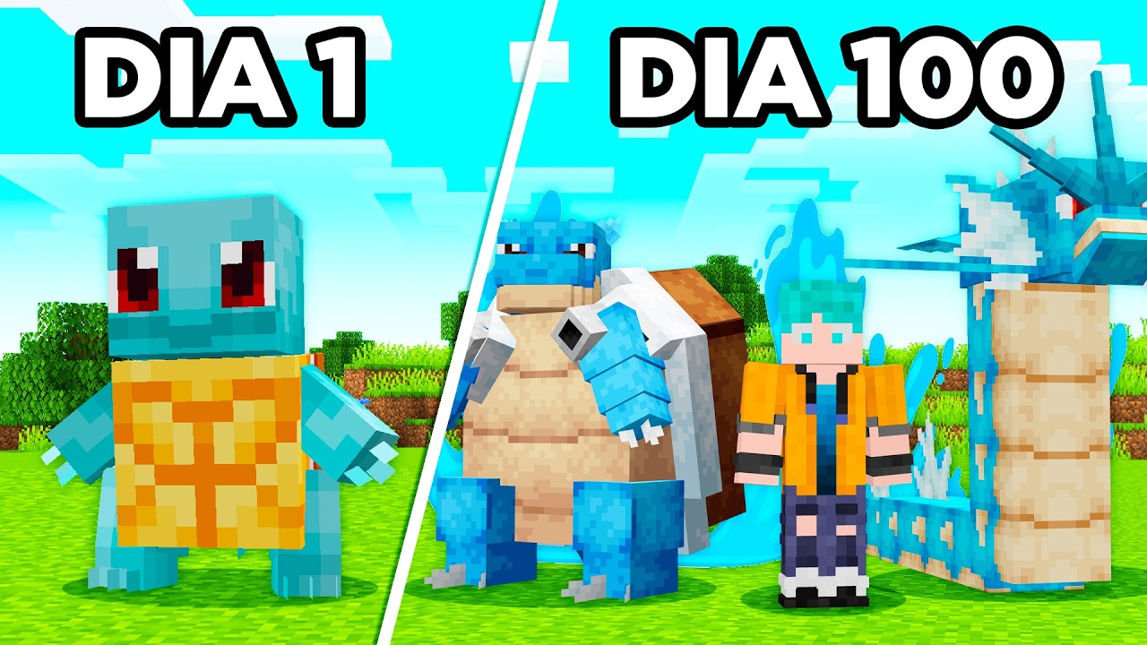 Virei L&Iacute;DER de GIN&Aacute;SIO POK&Eacute;MON no Minecraft