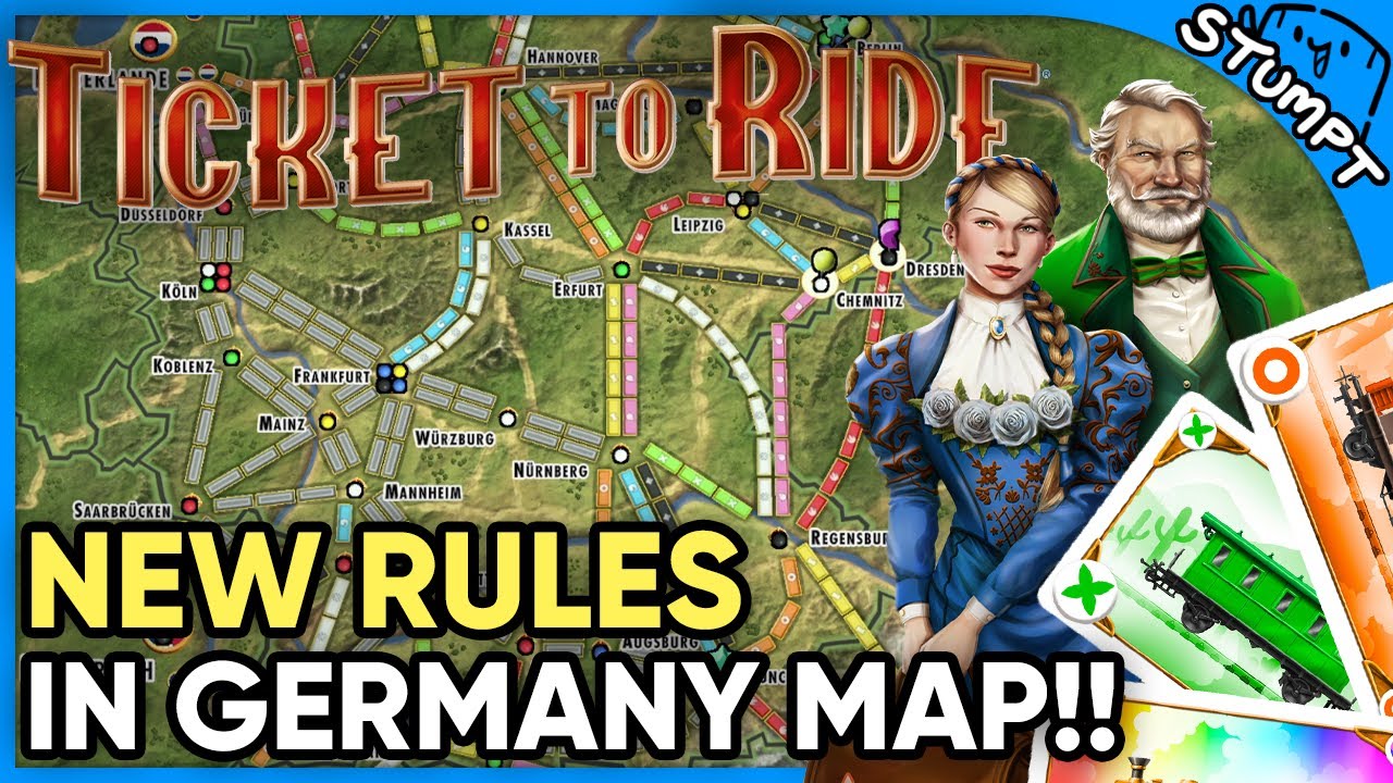 New Germany Map!! - Ticket To Ride