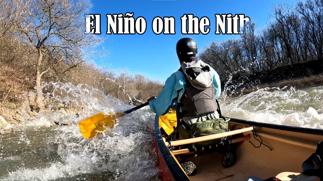 February white water paddling in Canada! Nith River Ontario