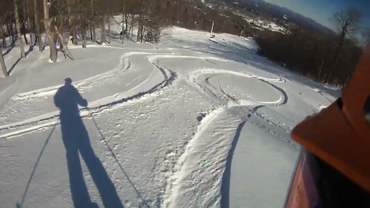 03/04/26 The Big Man skiing BEE LINE not to BAD.
