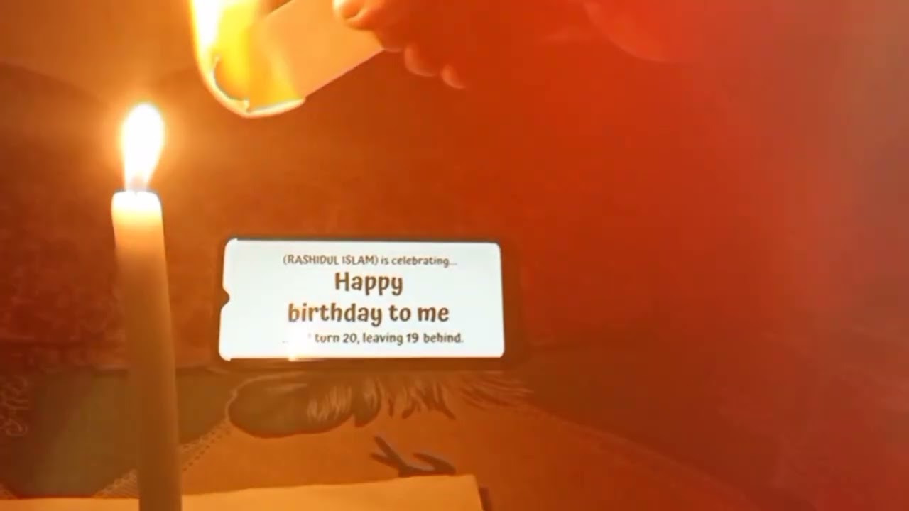 Welcome to my 20th birthday!🎂