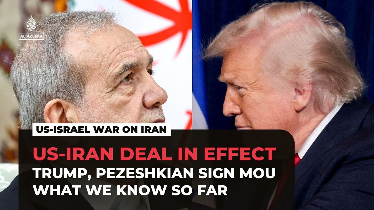 Trump, Pezeshkian sign US-Iran MoU to end war: What we know so far