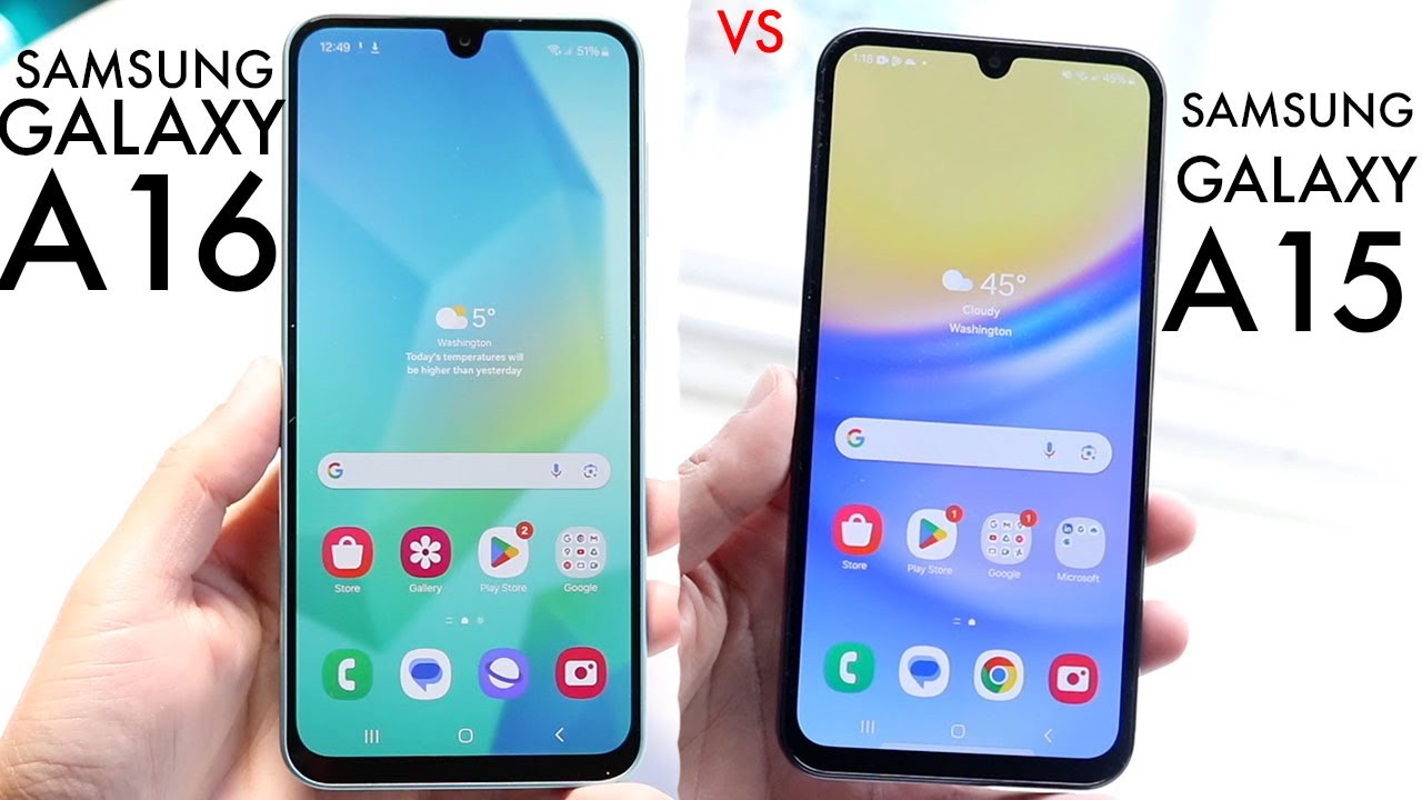 Samsung Galaxy A16 Vs Samsung Galaxy A15! (Comparison) (Review)