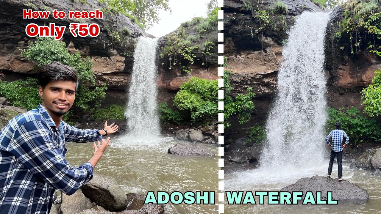Adoshi Waterfall khopoli | how to reach adoshi waterfall | hidden waterfall in Khopoli