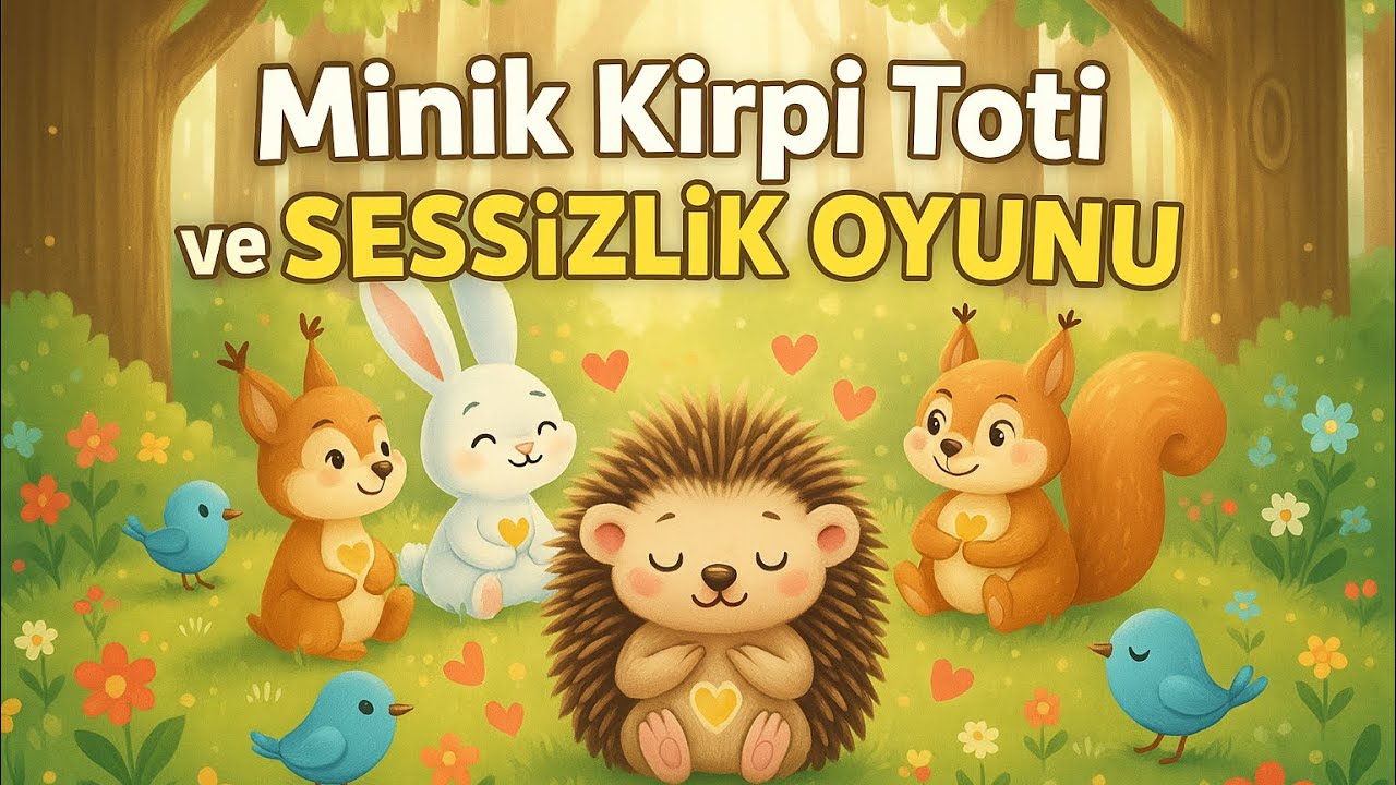 🛌Sakinleştirici Uyku Masalı | Minik Kirpi Toti ve Sessizlik Oyunu