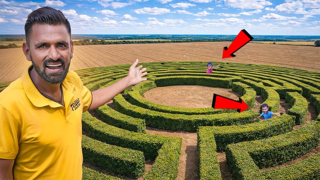 Maze Challange 😂😂 You will get dangerous punishment if you lose your way 😱😱 Telugu Adventures