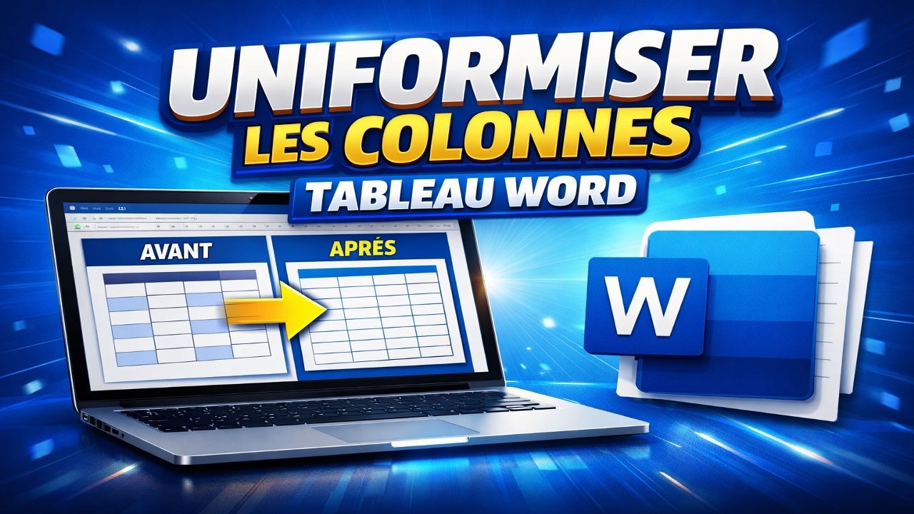 📊 Comment Uniformiser Les Colonnes D’un Tableau Word Facilement