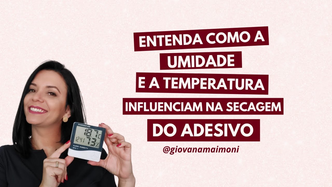 ENTENDA COMO A UMIDADE E A TEMPERATURA INFLUENCIAM NA SECAGEM DO ADESIVO DE EXTENSÃO DE CÍLIOS