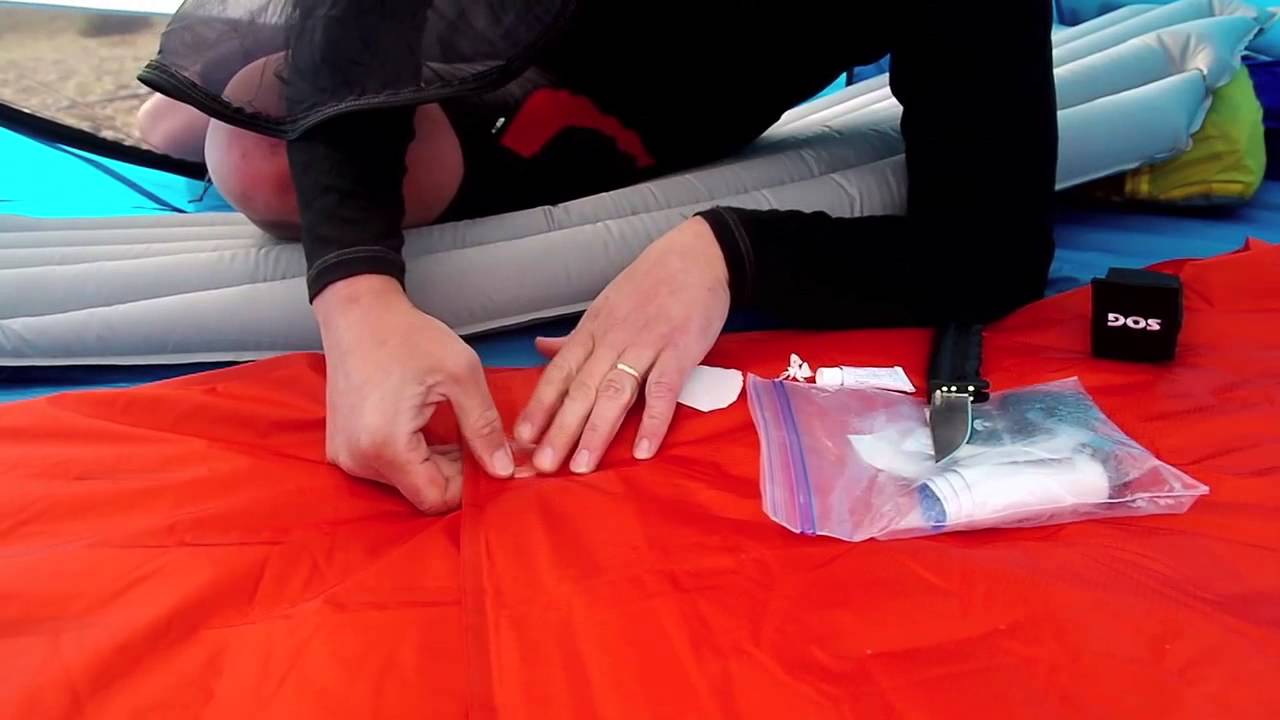 Repairing a Sleeping Pad
