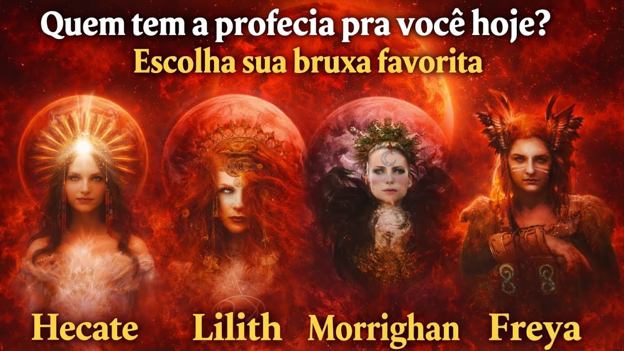 HECATE, LILITH, MORRIGHAN E FREYA :  PROFECIAS  OCULTA DAS ANCESTRAIS .