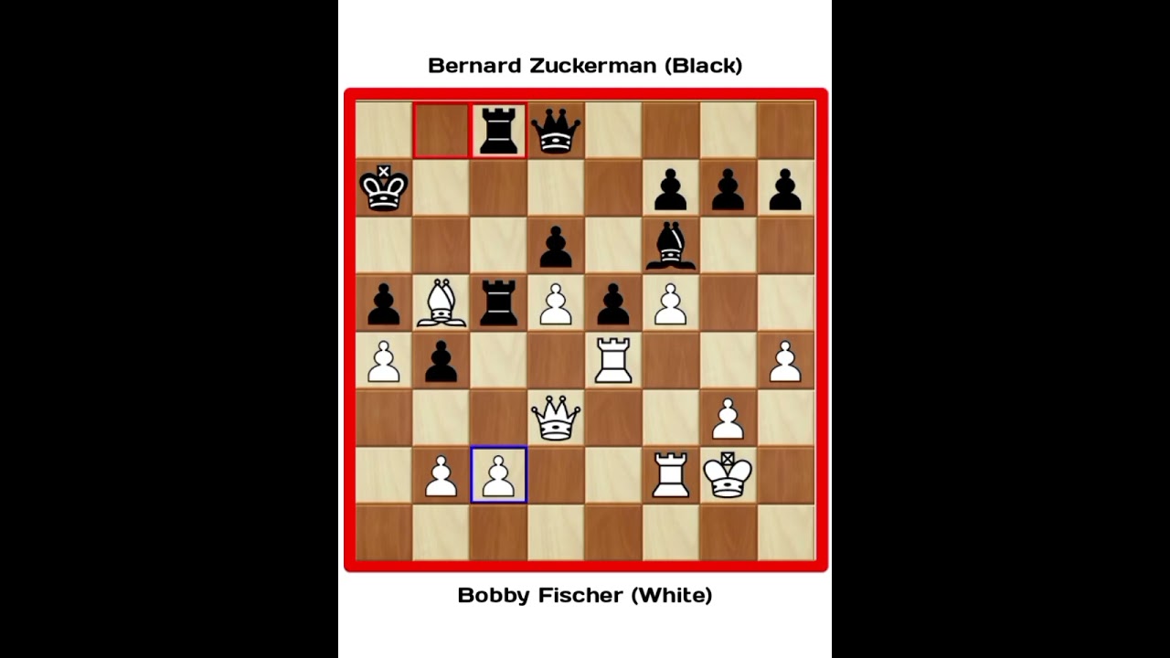 Bobby Fischer vs Bernard Zuckerman • USA Championship 1965