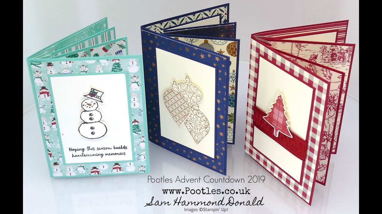 Pootles Advent Countdown 2019 #13 Team Training Fancy, Fancy Card Tutorial!