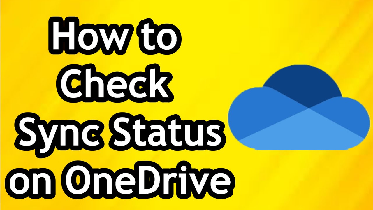 How to Check Sync Status on OneDrive