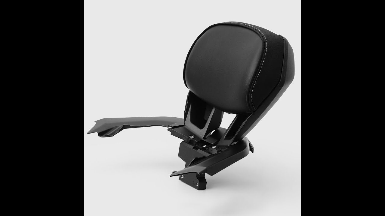 WOOGA For YAMAHA XMAX300 2023- Backrest Installation