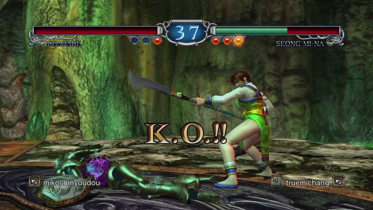 ororon vs mi-chan  Soul Calibur 2 HD 対戦配信