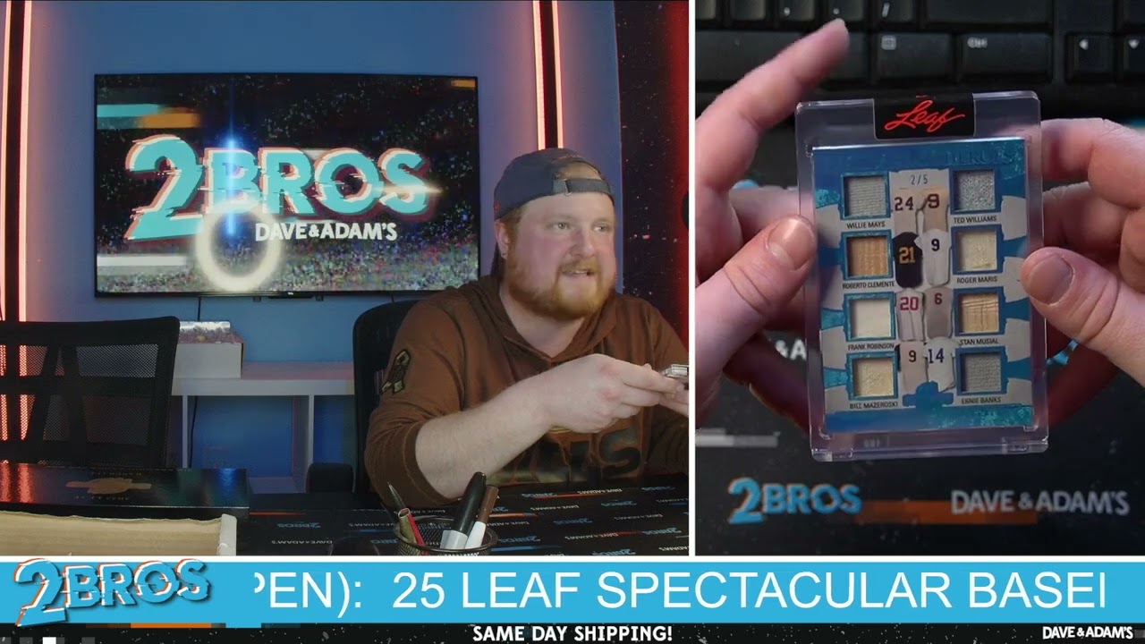 Набор коллекционных бейсбольных карточек Leaf Spectacular 2025 года, 1 коробка, 5 мест, выпуск №12.