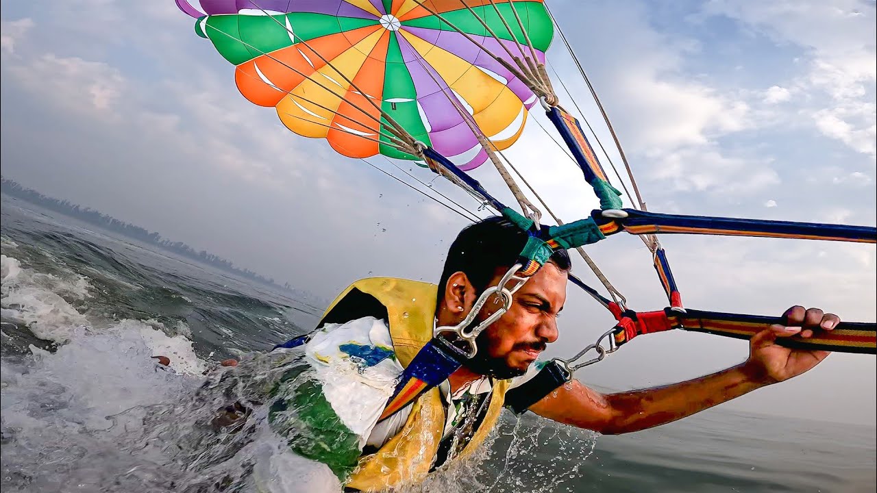 Paragliding Accident Gone Wrong Crash Landing In Water ? 😱