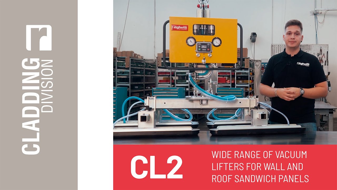 CL2 | Vacuum lifters for wall and roof sandwich panels up to 500kg