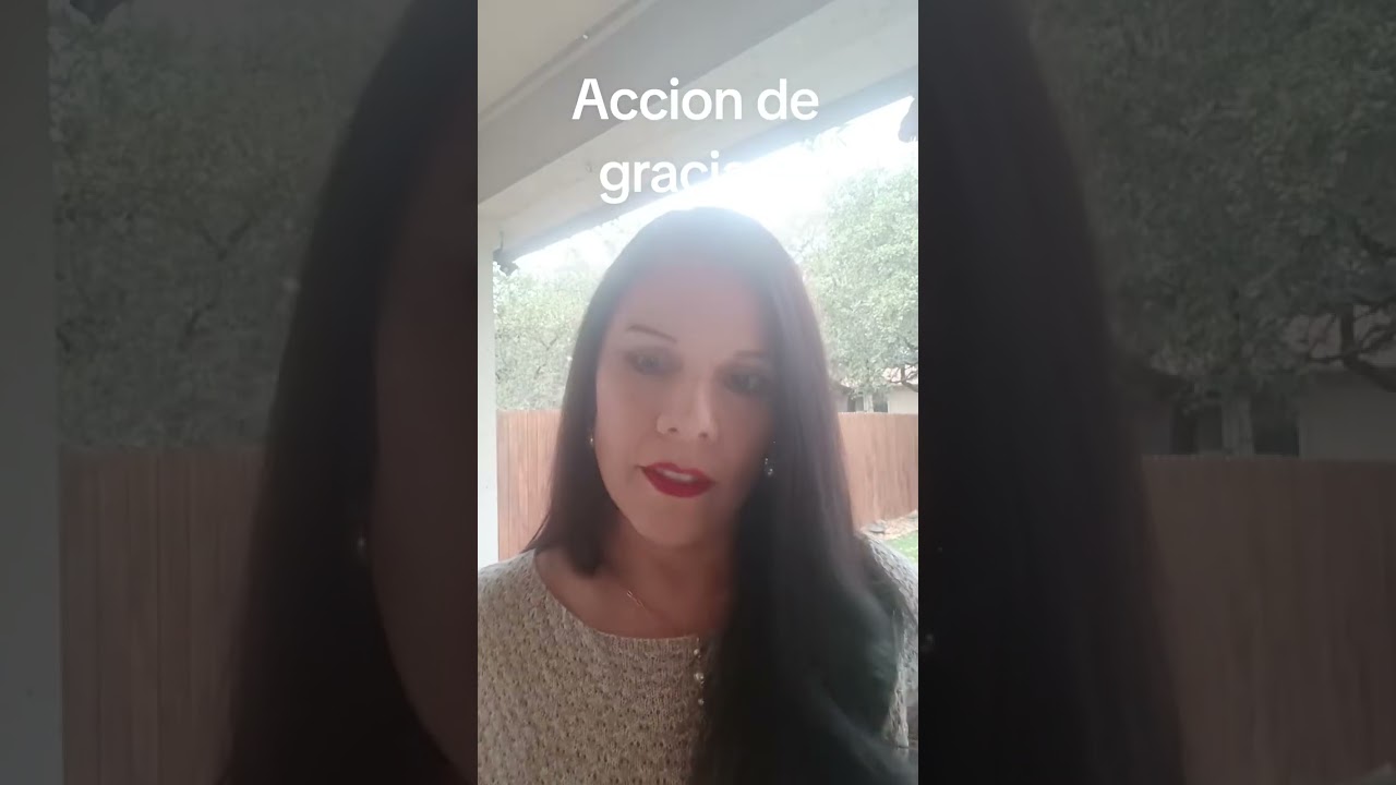 Accion de gracias.