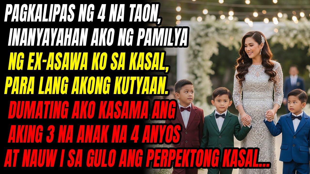Pagkalipas ng 4 na Taon, Inanyayahan Ako ng Ex sa Kasal 😏—Dinala Ko ang Aking Triplets 👶👶👶…