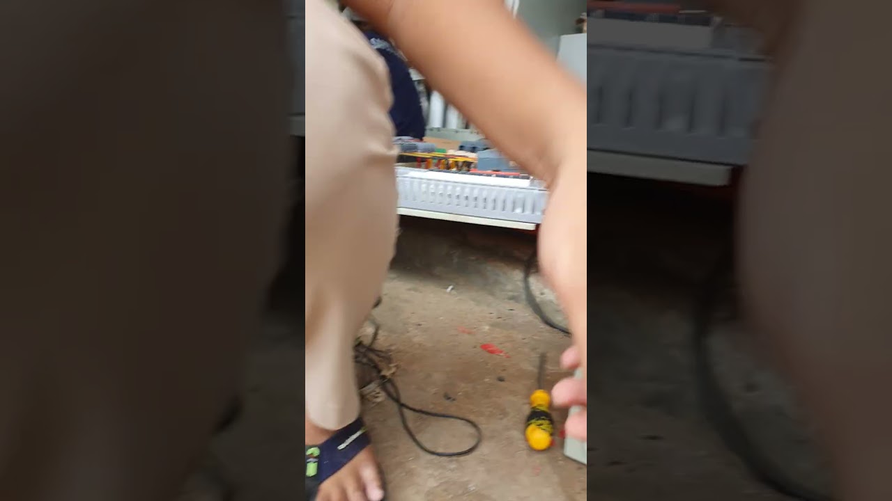 cara konek kontak genset 1P ke panel ats amf