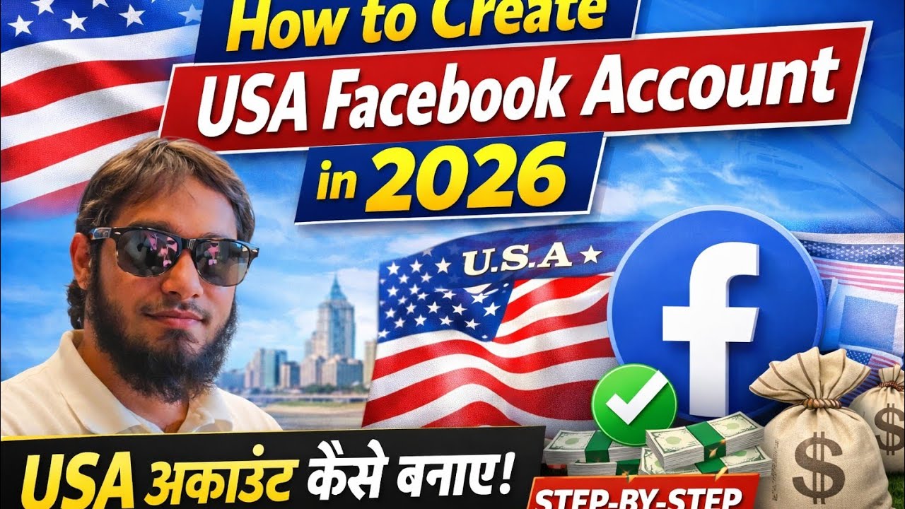 How to Create USA Facebook Account in 2026 | USA Facebook Account Kaise Banaye (Step-by-Step)