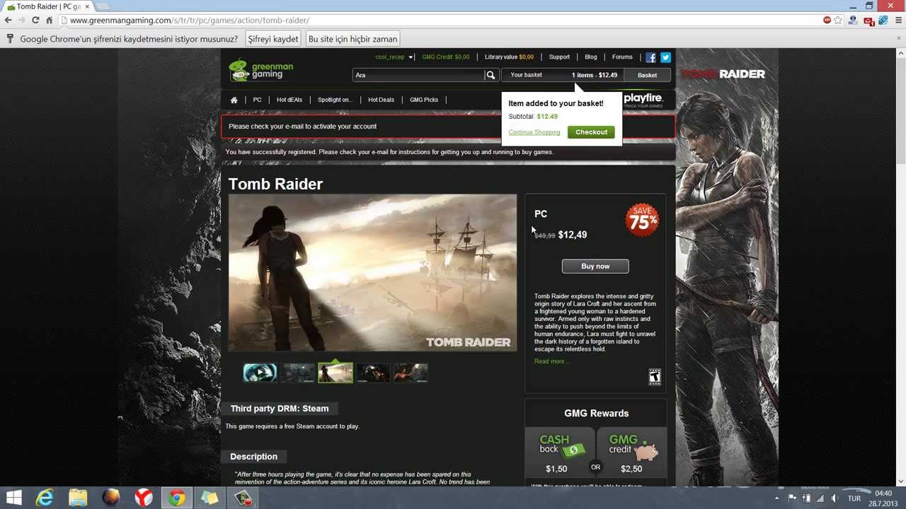 Green Man Gaming'den Oyun Satın Alma