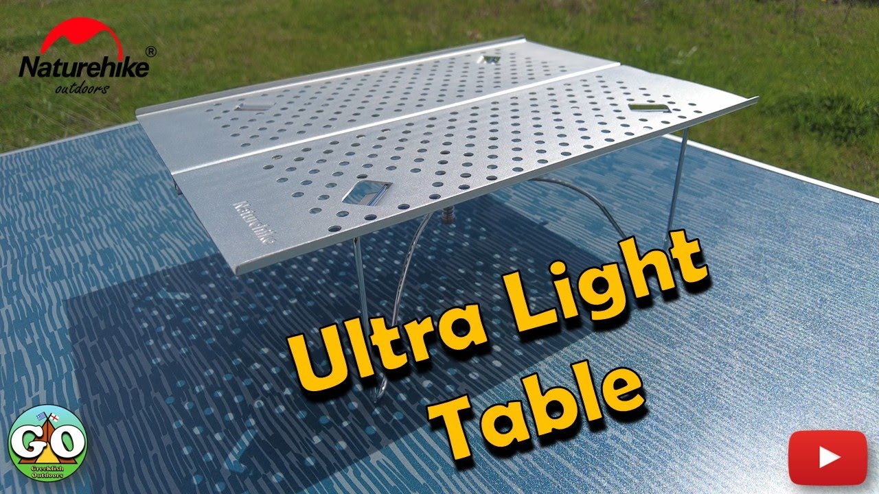 NatureHike Ultra Light Folding Table (Yamami X01) - Time To Lighten Up!
