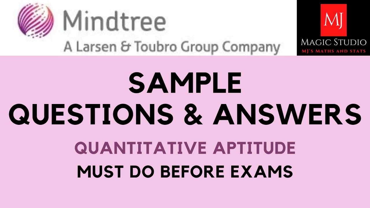 MINDTREE APTITUDE QUESTIONS | Mindtree Hiring 2022/23 | Pattern | Sample Questions | MUST DO | MJ