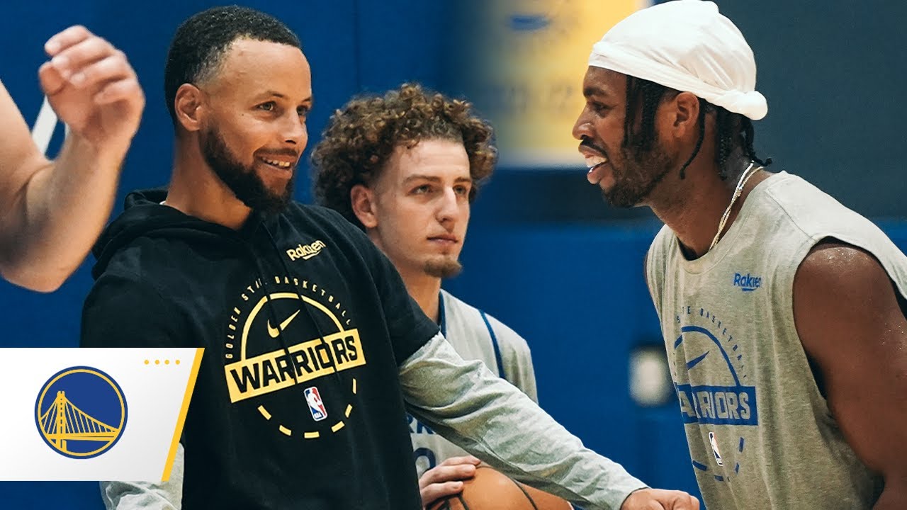 Загляните в зал на тренировке Golden State Warriors