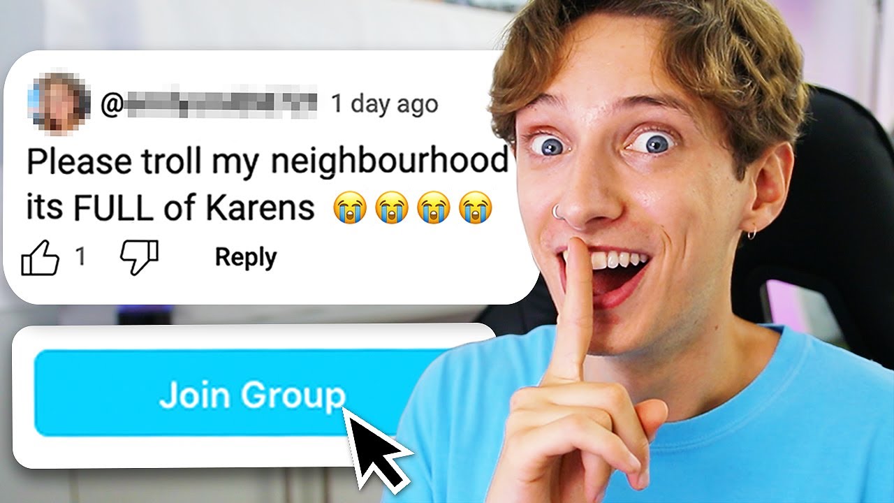 I Trolled My Subscribers Neighbourhood Facebook Groups
