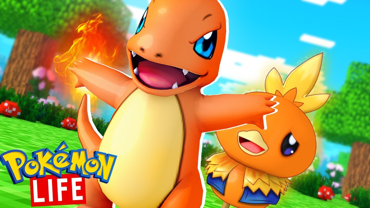 Minecraft - Pokémon VIDA : CHARMANDER SALVOU MINHA VIDA ! EP 2