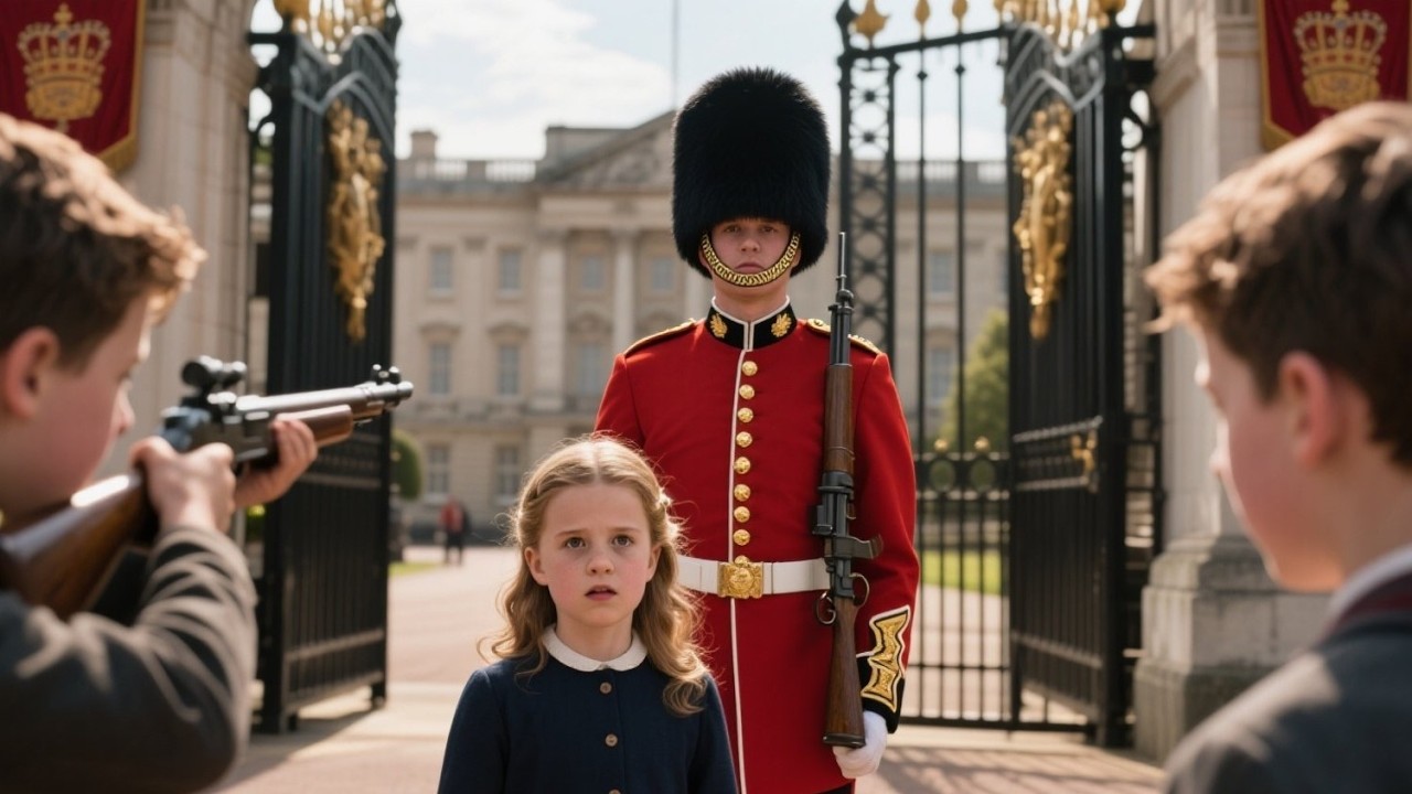 “The Palace Guard Watched in Silence — Princess Charlotte Stood Up to Bullies 👑⚔️”