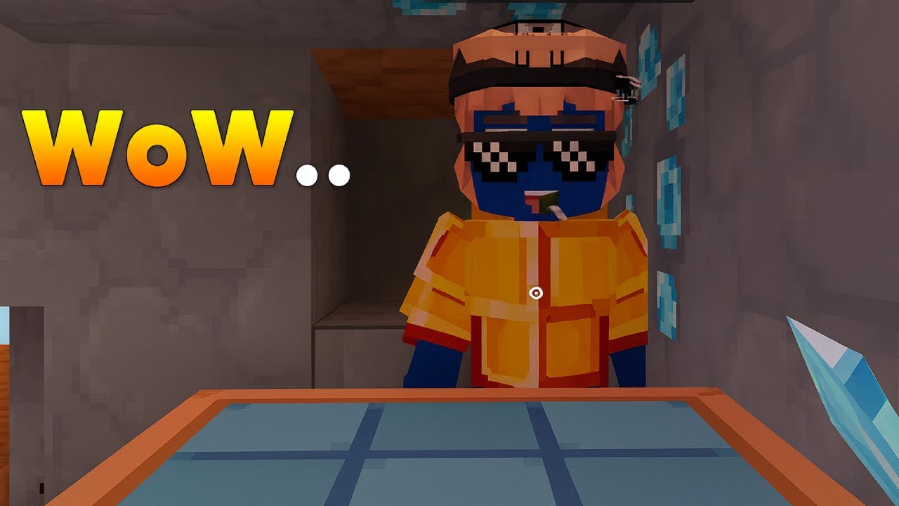 This Player Thought Sky Wars Was a Mining Game 💎😂MineFun io #64