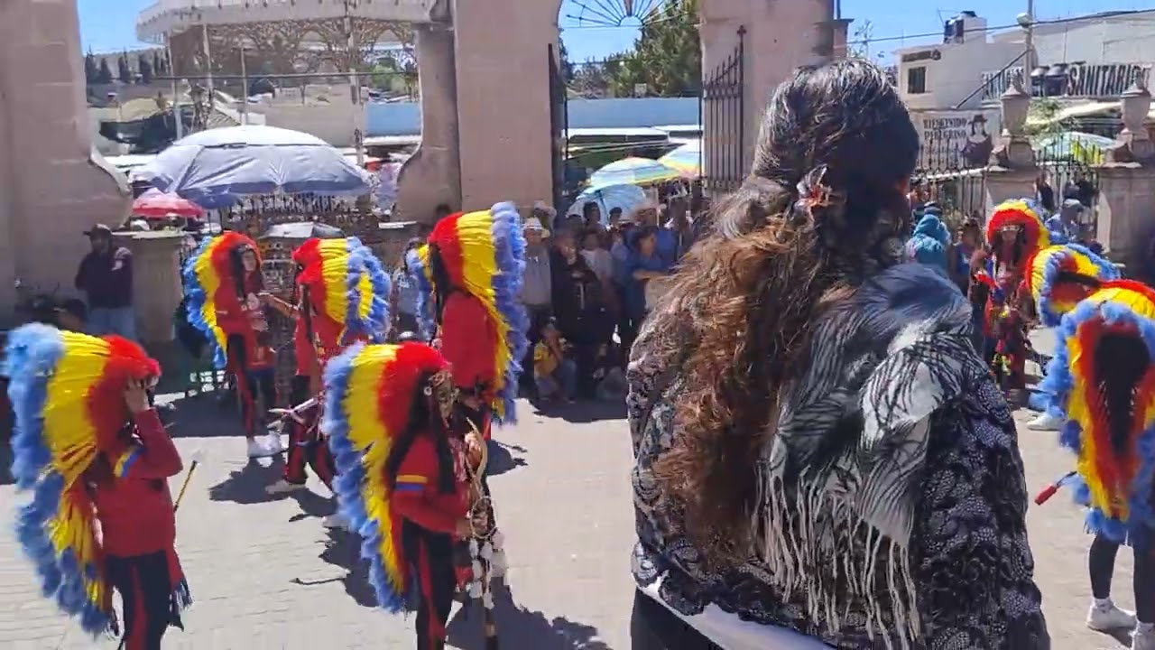 Danzas en el santuario de Plateros Fresnillo 