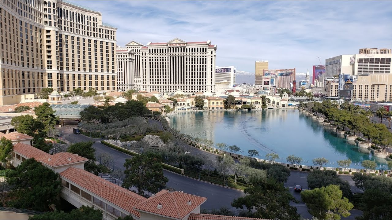 🔴LAS VEGAS LIVE - Bellagio Fountains and Strip Views Saturday - 2021-JAN-30 - 12hr Live Stream