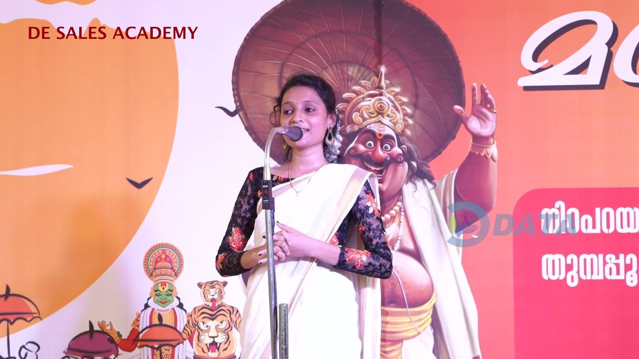 A Beautiful Speech in German for Onam: De Sales De Sales Academy