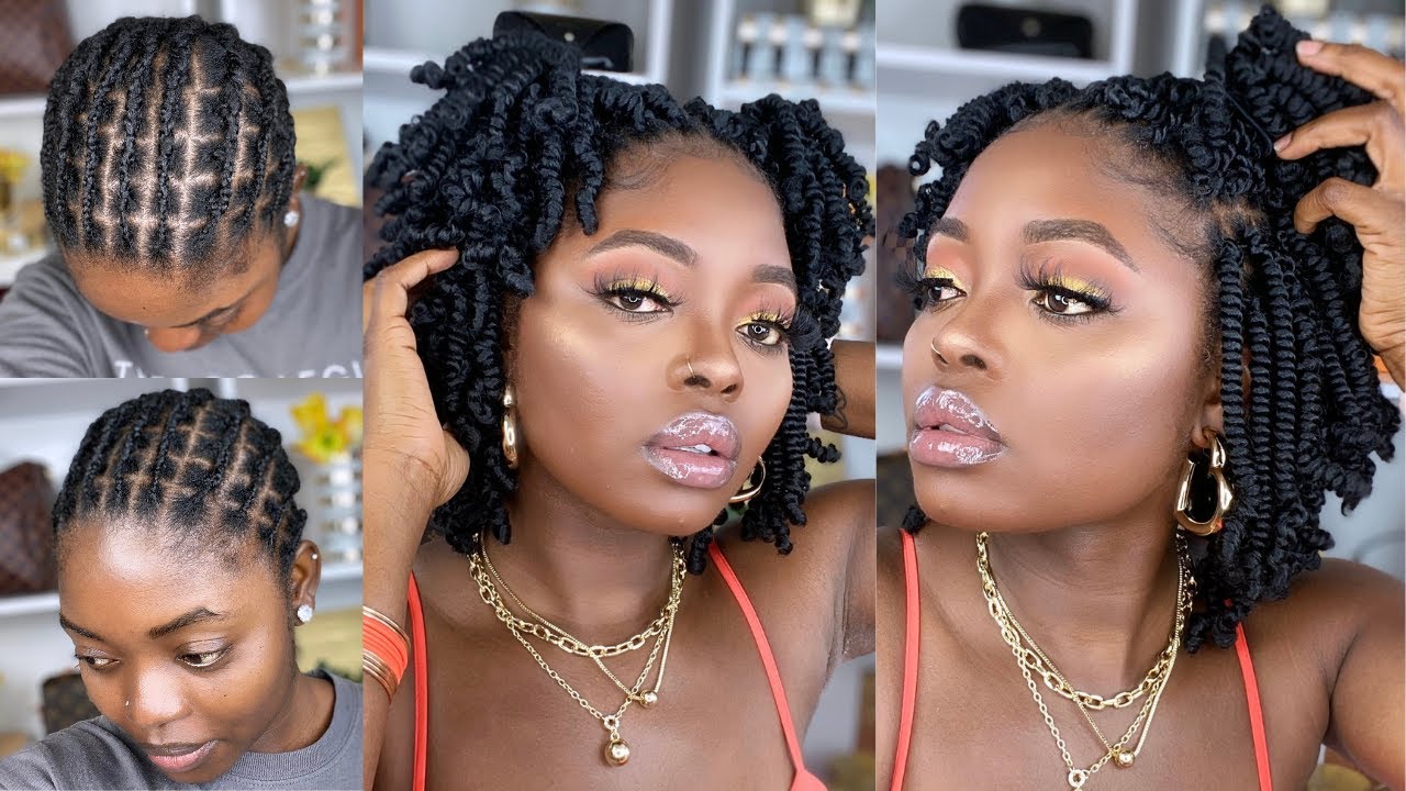 8 INCHES BOB SPRING TWISTS | CROCHET ILLUSION | PRE-TWISTED | TOYOTRESS