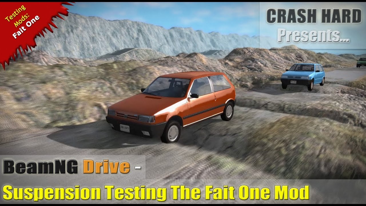 BeamNG Drive - Suspension Testing The Fait One Mod