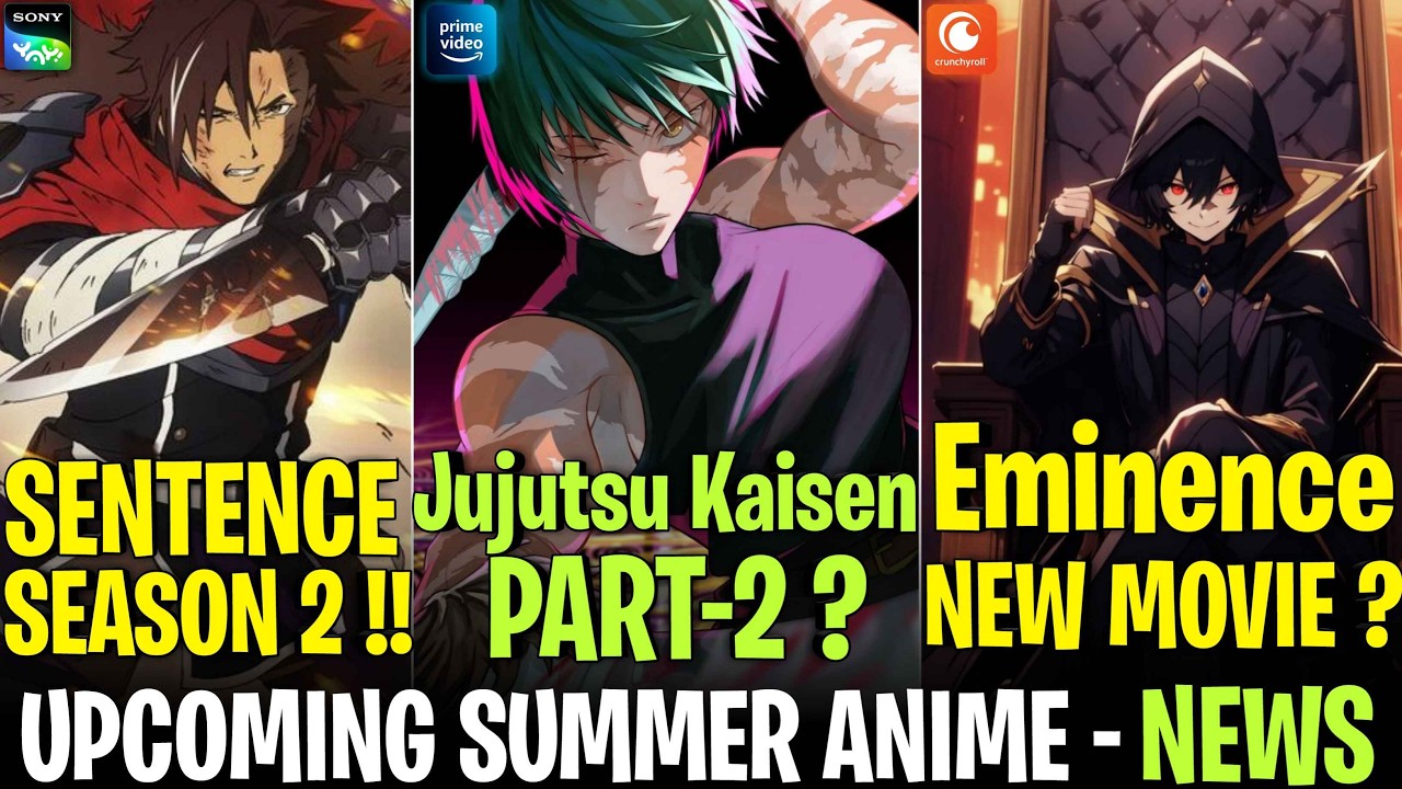 😱 Summer Anime Explosion! Demon Slayer New Movie, JJK Season 3 Part 2 & Delay News | Aakito Sensei