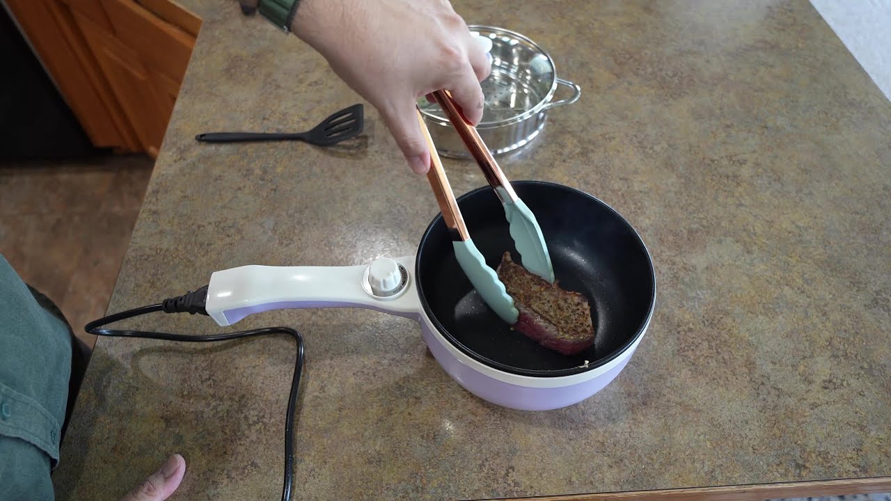 Dezin All in one mini skillet pot steamer etc 600 watt max