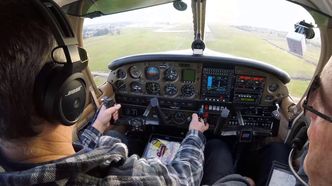 Flight with Pilot Bruce and Instructor Mike in a Piper Dakota
