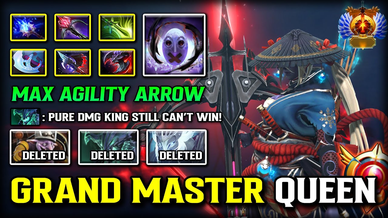 GRAND MASTER TIER CARRY Drow Ranger | Daedalus + Satanic Build | Crazy Agility Arrow Show DOTA 2