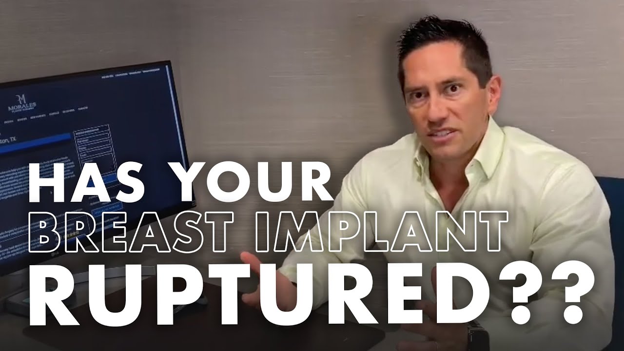 How do you know when your breast implant is ruptured