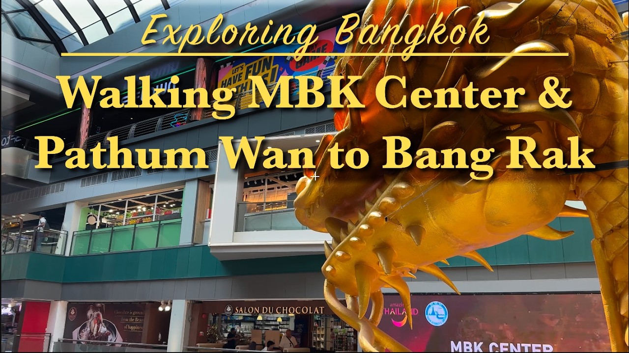 Walking MBK Center to Bang Rak via Phaya Thai Road | Bangkok Thailand | February 2026