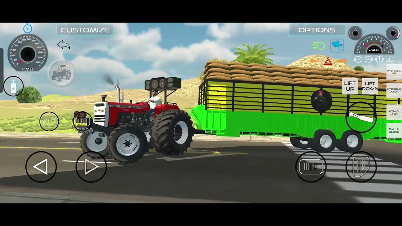 Indian tractor game 🚜🚜🎧🎮🎮🎮 #gaming#video #viral#games#Indian #car #games 