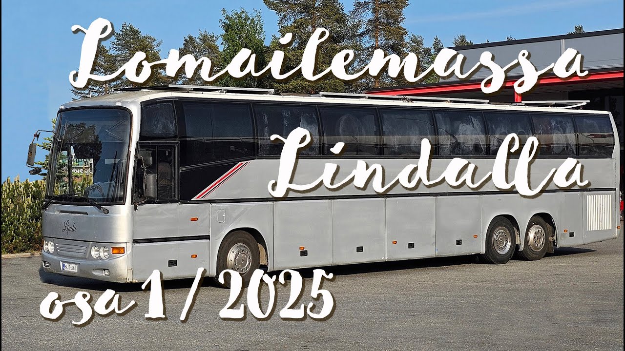Linja-autolla matkaillen, Linda-loma kesäkuussa 2025, osa 1/5. Tästä se kesäloma alkaa!