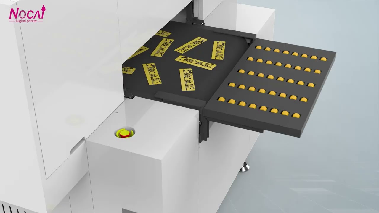 Nocai smart uv printer UV60 with ai camera for continuas printing production mode #UV60 #uvprinter