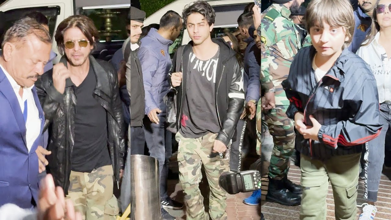 Bollywood के King Khan SRK With Family Aaryan Khan & Suhana wife Gauri Leaves Tonight From JaamNagar